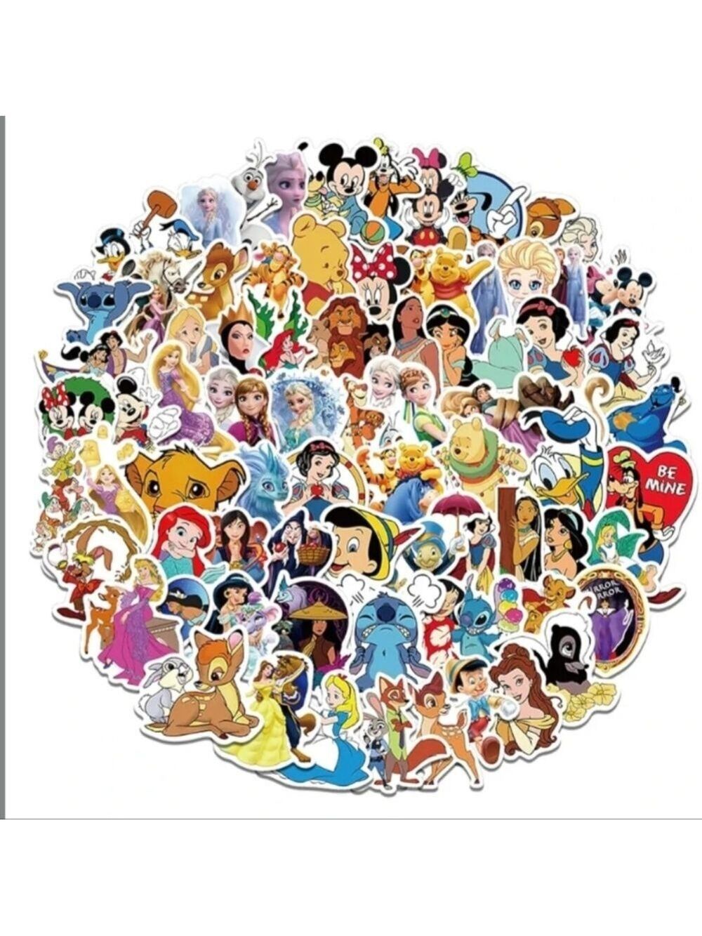 2/$10  30 Piece Disney Colorful Character Sticker Collection